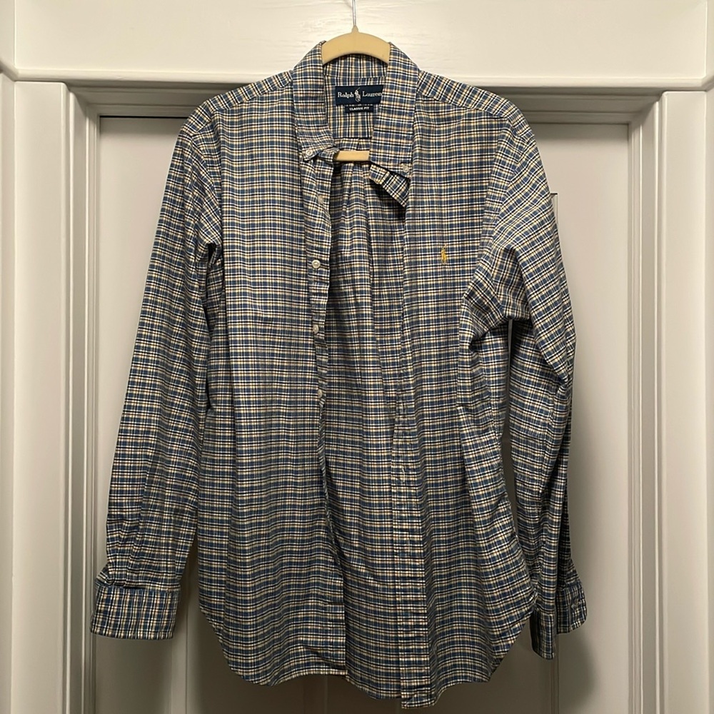 Ralph Lauren Blue & Yellow Classic Fit (L)